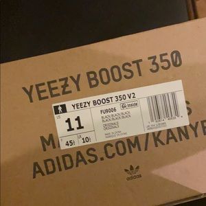 Yeezy 350 boost (static black )